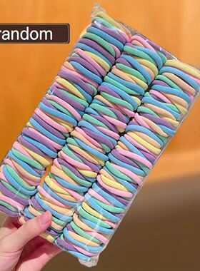 Random 200/600Pcs Women's Model,  Large Hair Tie Combination