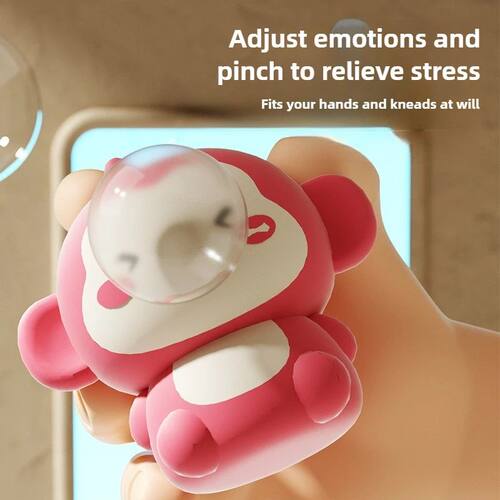 Cute Capybara Animal Spitting Bubbles Squish Squeeze Toy Anx - 图2