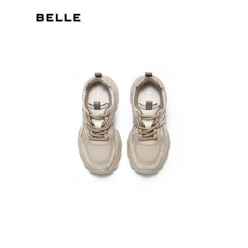 百丽厚底透气老爹鞋女鞋子2025秋季新款运动休闲鞋E7F1  E7F1DCM5 - 图1