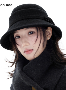 Lacoco法式100%羊毛渔夫帽女