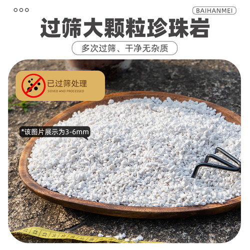 园艺珍珠岩蛭石沙子颗粒兰花植料育苗河沙粗沙土种植花肥营养土 - 图2