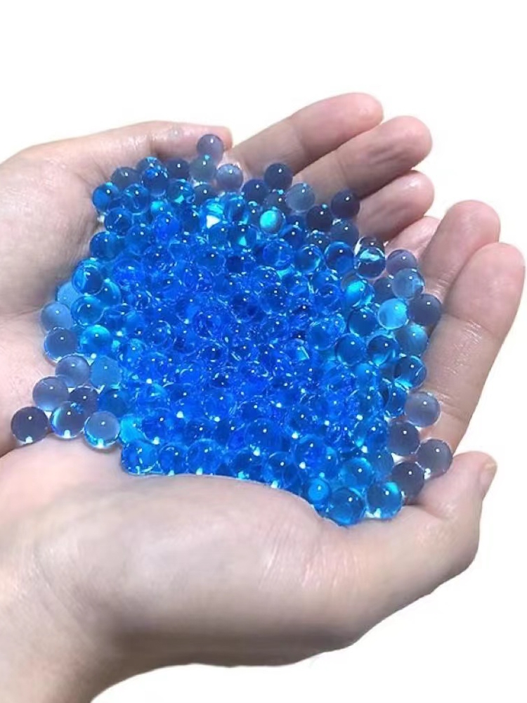 吸水弹小包装500颗6-7-8mm水晶弹儿童泡大珠蓝色吸水珠凝胶膨胀珠 - 图3