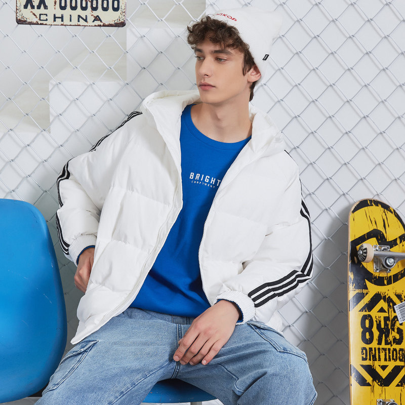 美特斯邦威冬季短款潮流韩版羽绒服 美特斯邦威四禧羽绒服