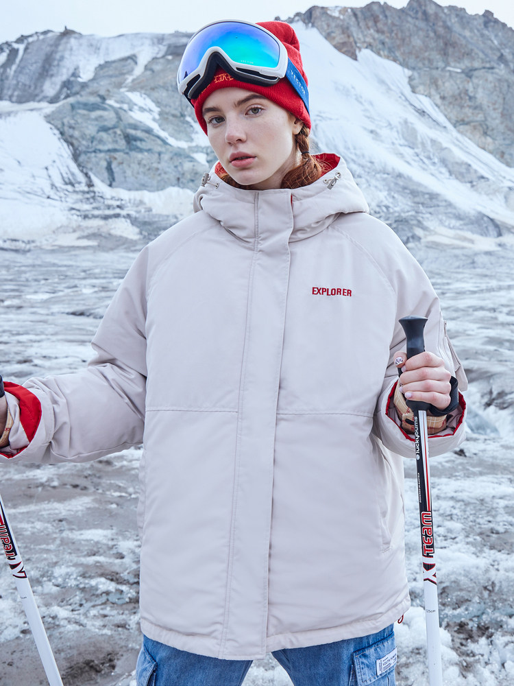 美特斯邦威工装短款2020新款羽绒服 美特斯邦威四禧羽绒服