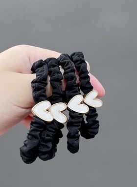 网红扎高马尾发绳简约气质皮筋