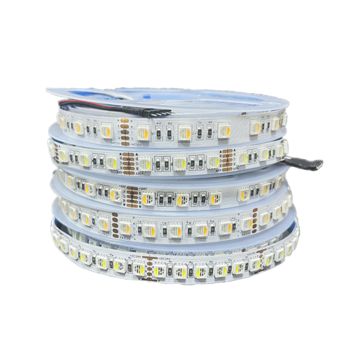 RGBW四合一灯带led高亮12v智能调光变色七彩白暖24vRGBWW防水贴片,淘宝优惠券,粉丝福利购,淘宝优惠卷