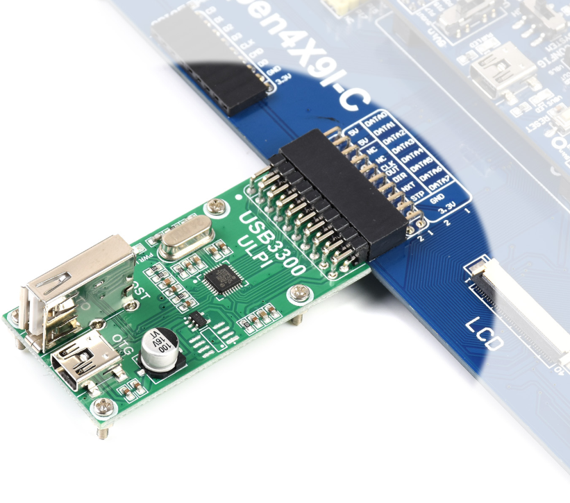 微雪 USB3300 USB HS Board 通信模块 Host OTG PHY ULPI 开发板 - 图0