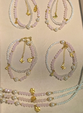 原创古风手链项链仙女小众气质汉服日常百搭精致仙气女送礼物首饰