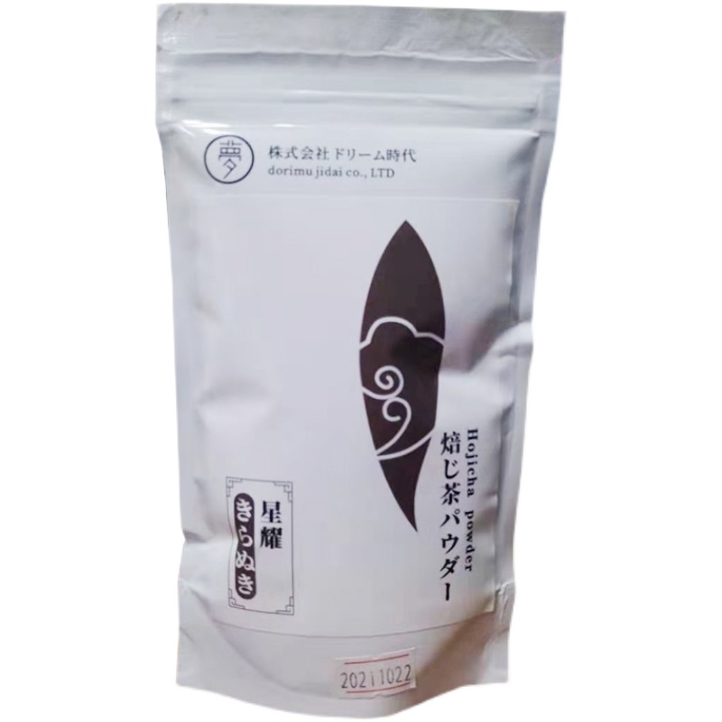 日本进口南山园星耀焙茶粉蛋糕卷焙茶烘焙炒茶奶茶冰激凌100g - 图3