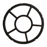 Немецкий заказ!Толстый чугун!Крупный горшок с газовой плитой бытовой газовой плиты, чугунный анти -скользящий держатель держателя котла держателя котла