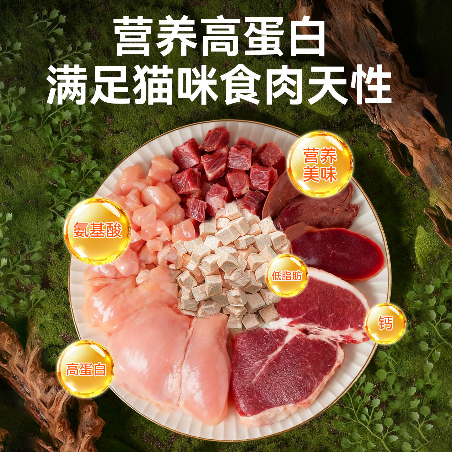 猫咪冻干高蛋白营养滋补0添加猫咪鸡肉粒鸡胸肉冻干鸡肉冻干桶,淘宝优惠券,粉丝福利购,淘宝优惠卷