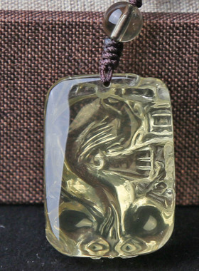 貔貅男女款礼品挂坠天然黄水晶