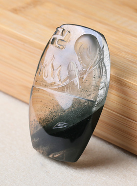 悟道风水晶挂坠礼品情人节绿幽灵