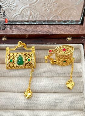 古法镀金久不掉色新款沙金新中式