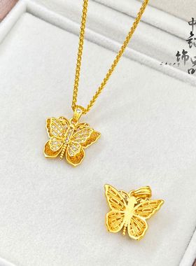 越南沙金不掉色新款古法镂空花丝