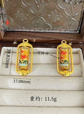 古法镀金久不掉色金店同款沙金