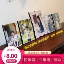 Swing table photo Photo Custom Flush wash for wedding photo Making baby Crystal Ramina hanging wall photo frame prints