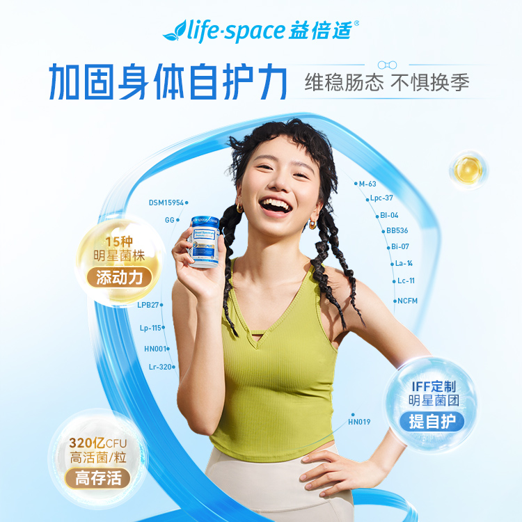 【达人推荐】澳洲进口life space广谱肠道益生菌320亿zb