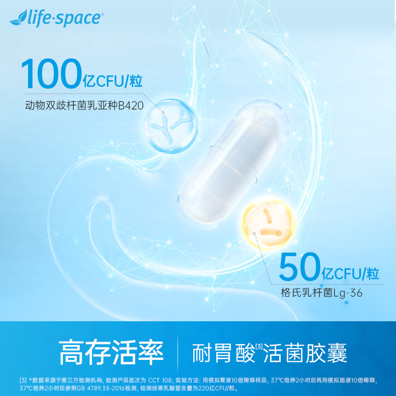 【618开抢！】澳洲进口life space金标B420益生菌肠道zb - 图2