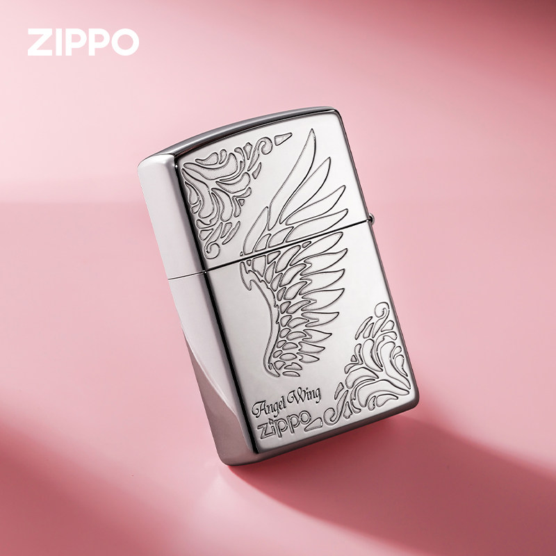 Zippo打火机天使之翼官方正品贝壳镶嵌防风煤油送男朋友生日礼物,淘宝优惠券,粉丝福利购,淘宝优惠卷