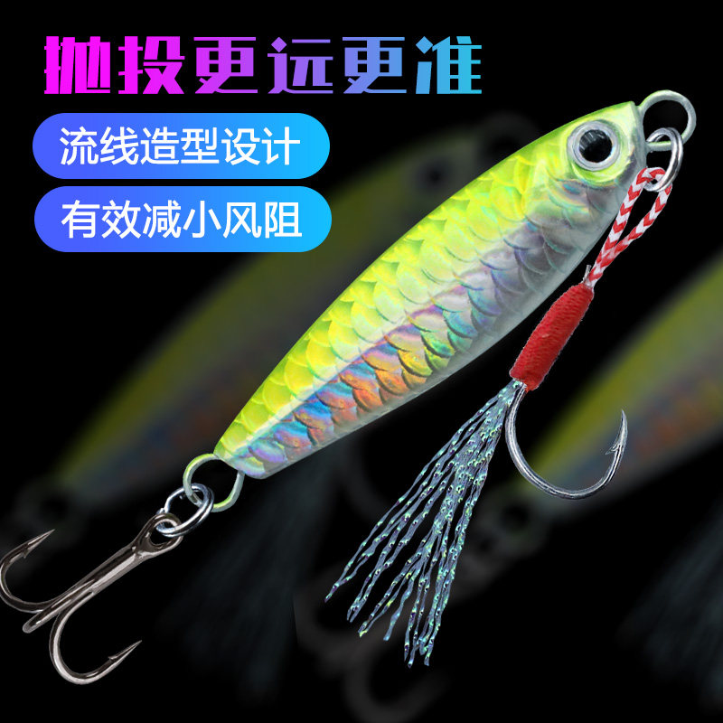 远投飘落铁板鱼鳞纹缓沉冬季路亚饵海鲈翘嘴克星新款铁板路亚饵,淘宝优惠券,粉丝福利购,淘宝优惠卷