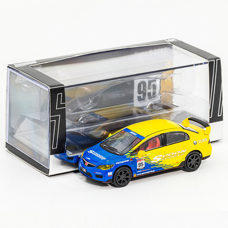 shadow/DCT合金车1:64本田思域Type-R FD2 Spoon95号合金汽车模型 - 图3