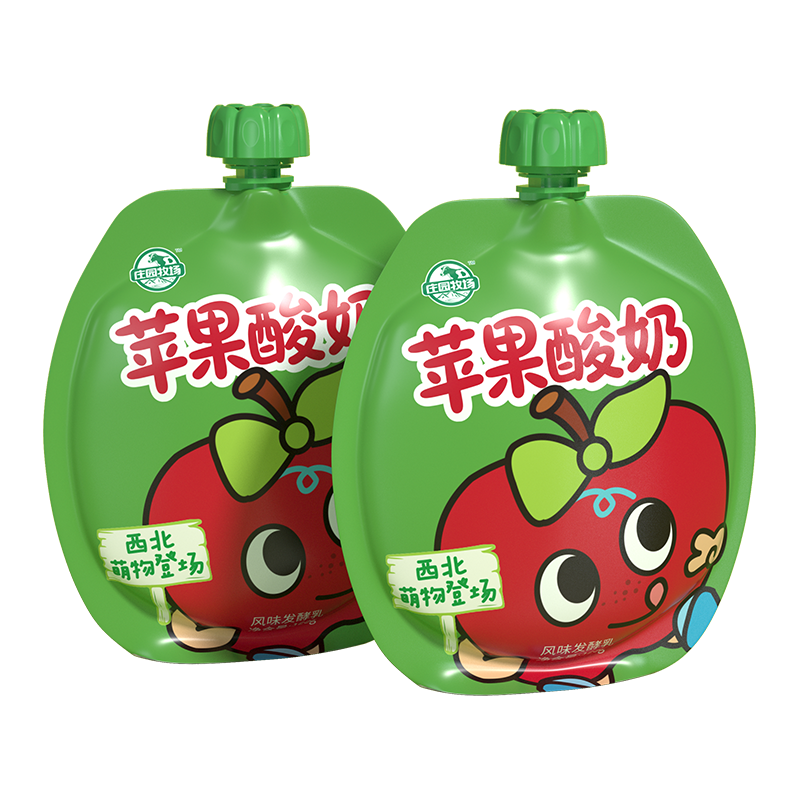 庄园牧场老兰州系列苹果酸奶西北萌物登场苹果酸奶160g早餐优选,淘宝优惠券,粉丝福利购,淘宝优惠卷