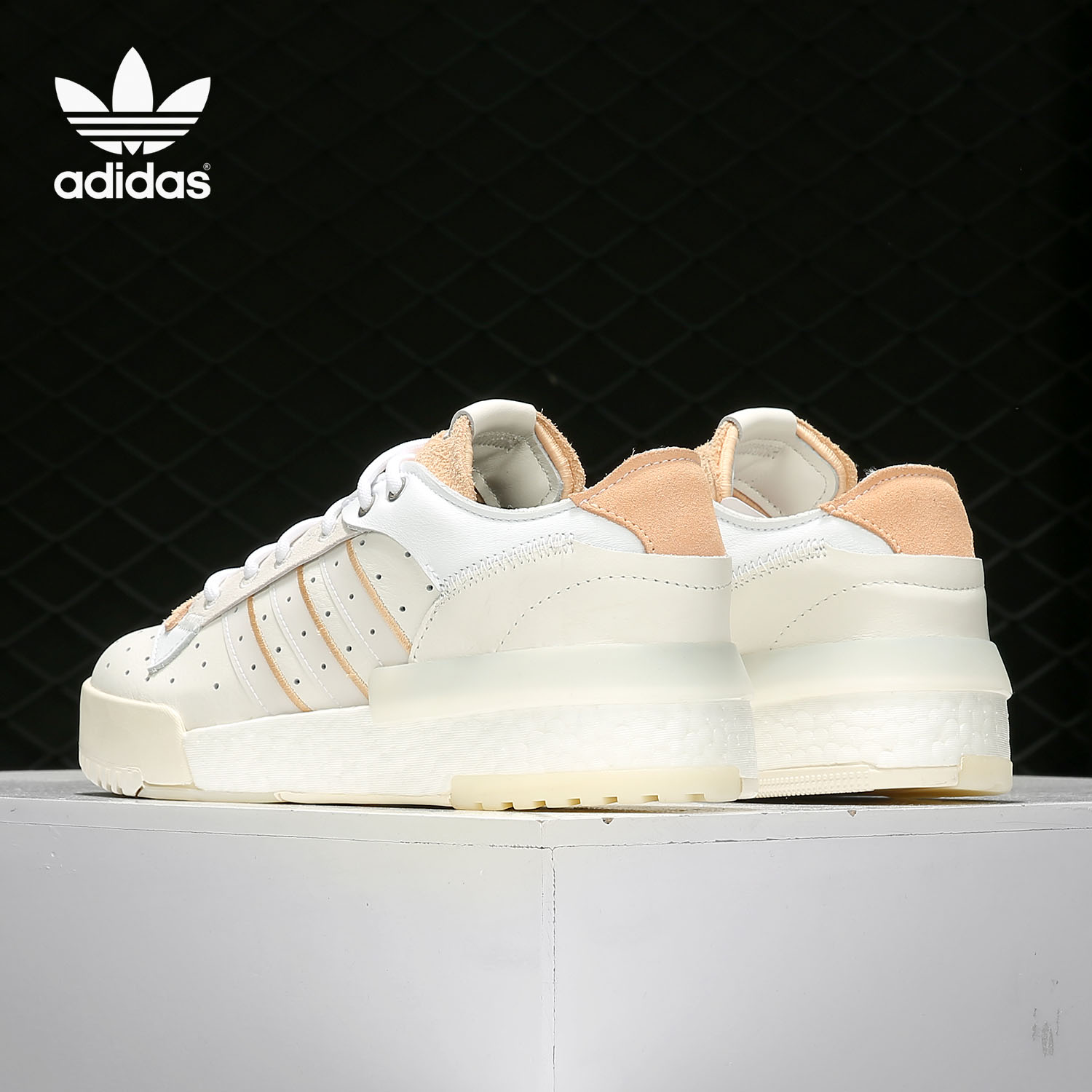 Adidas/阿迪达斯正品 RIVALRY RM 男女经典低帮休闲板鞋 FU6692 - 图1