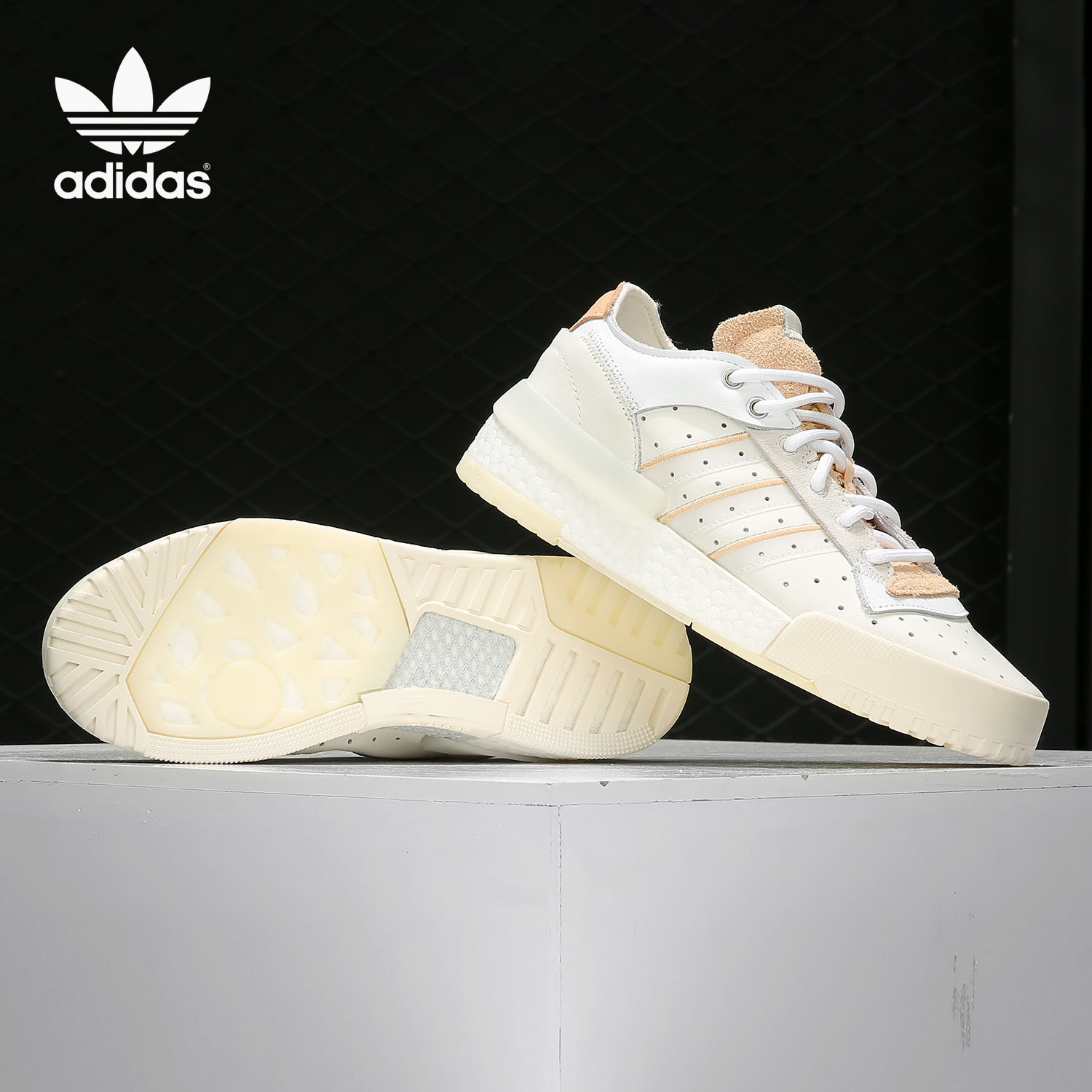 Adidas/阿迪达斯正品 RIVALRY RM 男女经典低帮休闲板鞋 FU6692 - 图0