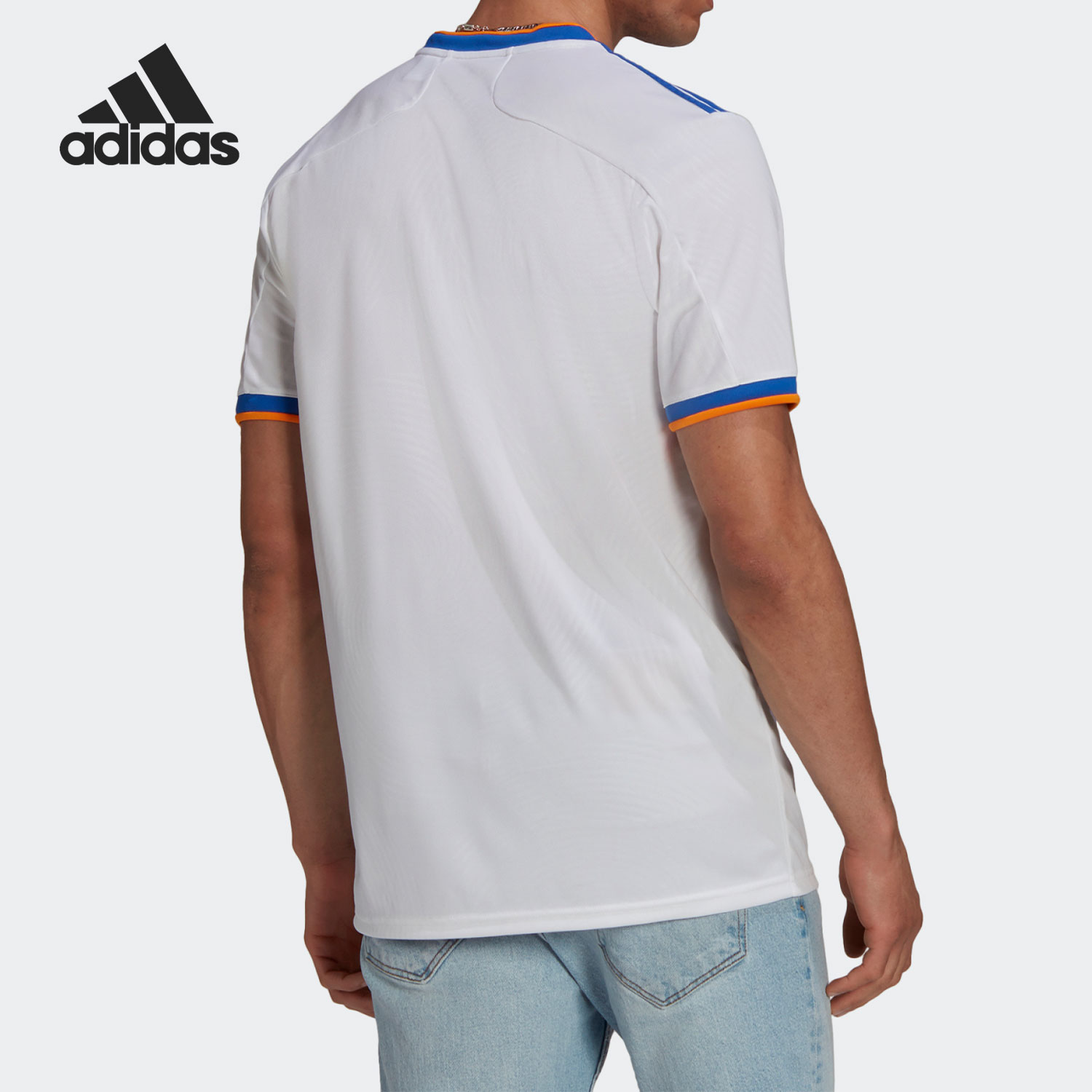 Adidas/阿迪达斯正品21-22皇马主场球迷版男子足球服球衣GQ1359-图0