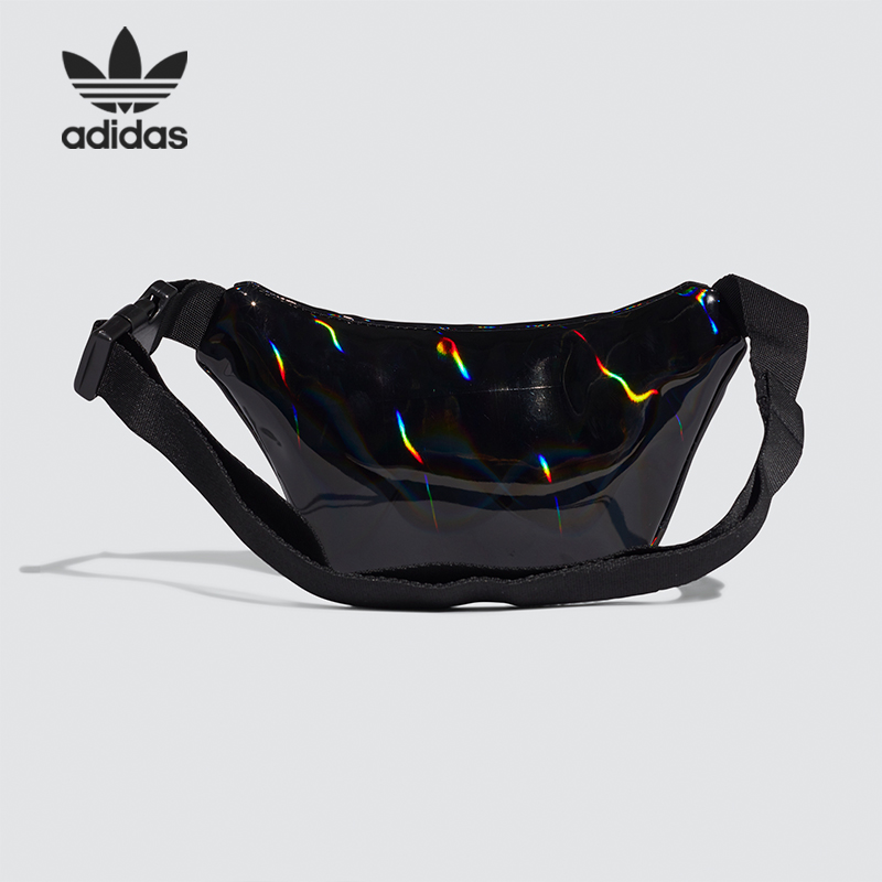 Adidas/阿迪达斯正品三叶草秋季新款男女运动时尚腰包GD1661 - 图0