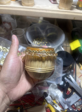 醒狮鼓摆件佛山舞狮头桌面装饰品非遗工艺品中国特色礼物送老外