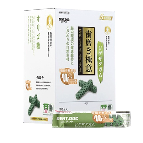 Япония Dentdoc Dr. Dante Dog STEP STEP SNACKS Чистый зубной костяной мага, чтобы облегчить закуски для собак овального стоматологического исчисления