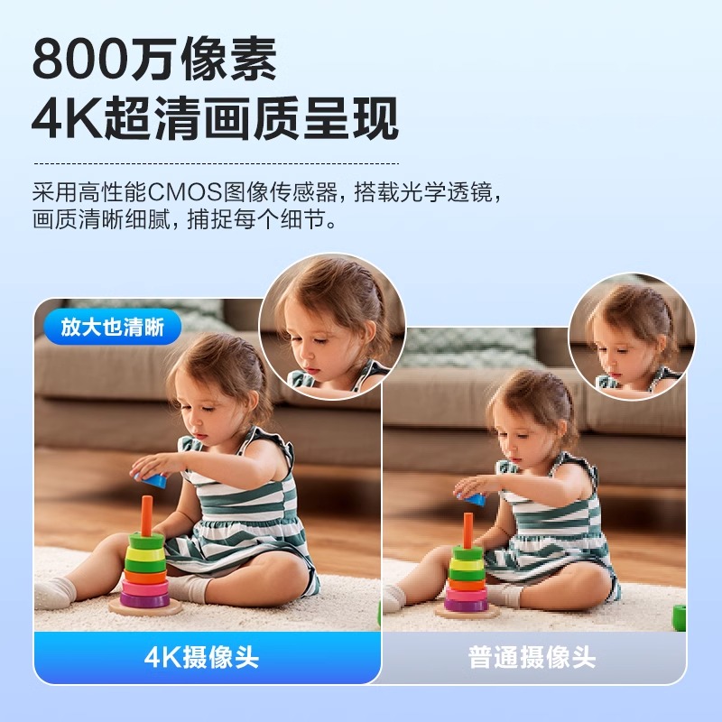 乐橙800万一键呼叫高清摄像头TA3R家用360度监控器语音对讲摄影头 - 图2
