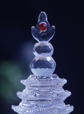 洛馨缘舍利塔装藏水晶