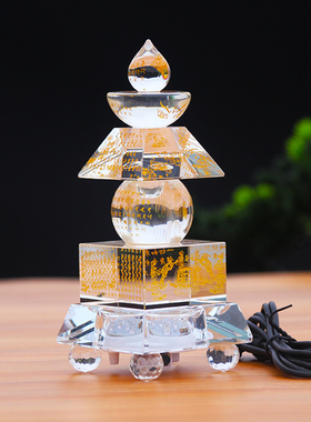 箧印陀罗尼佛堂舍利塔洛馨缘水晶