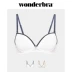 Wonderbra không có vòng thép trắng áo ngực nữ tinh dầu túi nước gợi cảm tụ tập áo ngực thoải mái đồ lót nữ - Áo ngực không dây