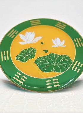 黄铜厕所卫生间浴室荷花墙贴摆件