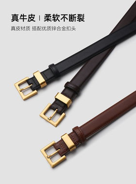 女士皮带真皮腰带柔软百搭时尚