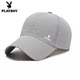 花花公子帽子男遮阳帽防紫外线户外棒球帽可调节网格运动鸭舌帽
