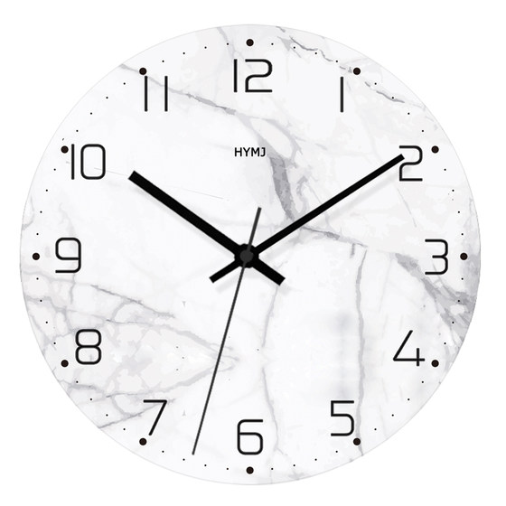 Hanyi ink simple wall-mounted quartz clock and watch