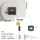 Internet celebrity clock silent wall clock living room
