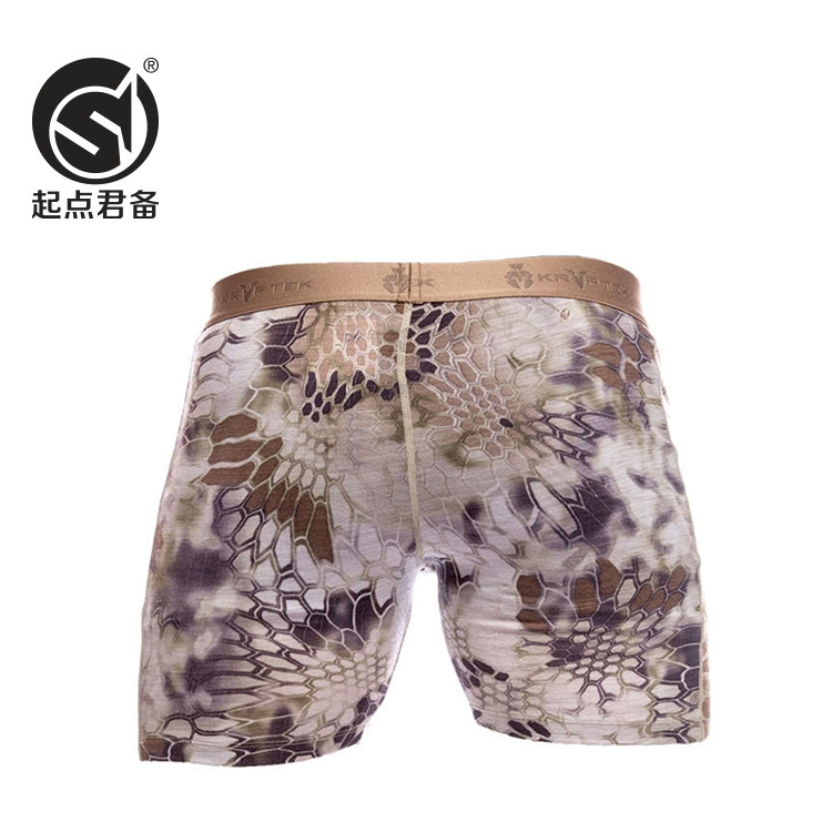 KRYPTEK美蟒HOPLITE MERINO BOXER LW轻量透气速干内穿短裤蟒纹裤-图0