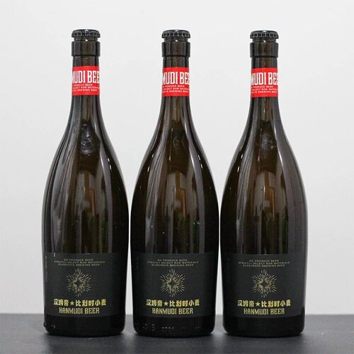 汉姆帝比利时小麦啤酒国产国货之光750ml大瓶装6瓶整箱 - 图1
