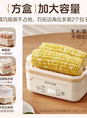 志高煮蛋蒸蛋自动断电预约定时家用宿舍小型蒸锅早餐多功能神器