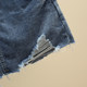 Women's anti-exposure high-waist denim skirt