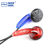NiceHCK original track No trace with McCable vido flat head headphones MX500 bass earplug type plug typec