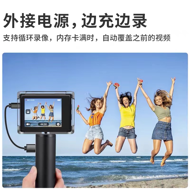 SJCAM SJ4000 Air摩托车行车记录仪4K高清 骑行头盔潜水运动相机