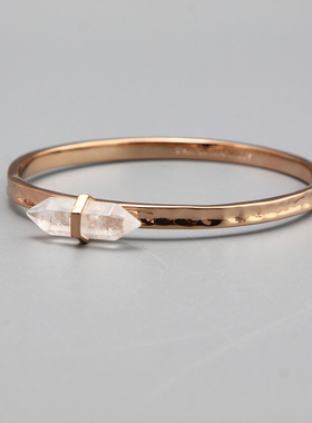 G外贸水晶简约极简打标百搭手镯孤品