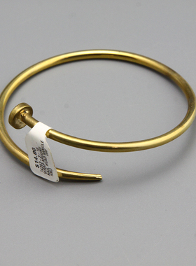 J复古vintage钉子造型手镯孤品特价